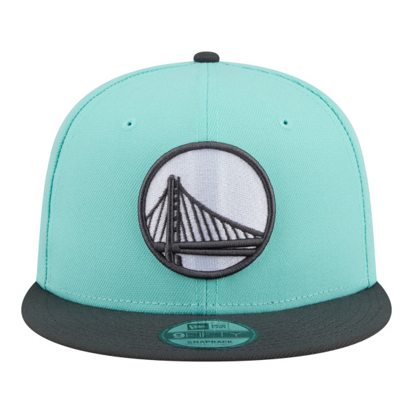 Бейсболка Golden State Warriors New Era Turquoise/Charcoal Color Pack Two-Tone 9FIFTY