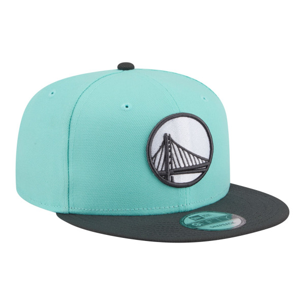 Бейсболка Golden State Warriors New Era Turquoise/Charcoal Color Pack Two-Tone 9FIFTY