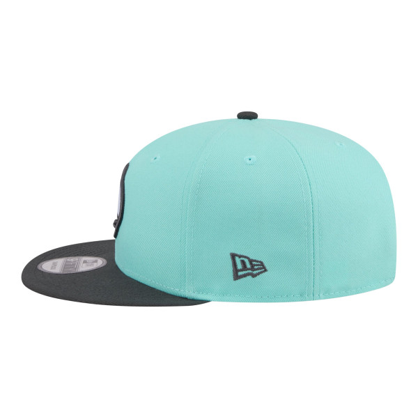 Бейсболка Golden State Warriors New Era Turquoise/Charcoal Color Pack Two-Tone 9FIFTY