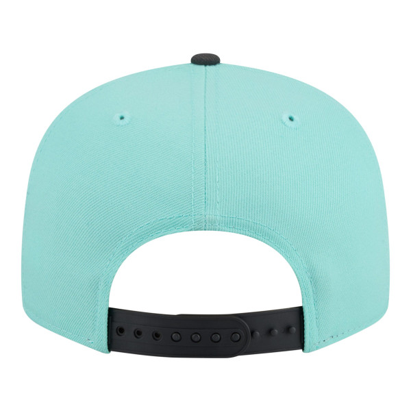 Бейсболка Detroit Pistons New Era Turquoise/Charcoal Color Pack Two-Tone 9FIFTY Snapback