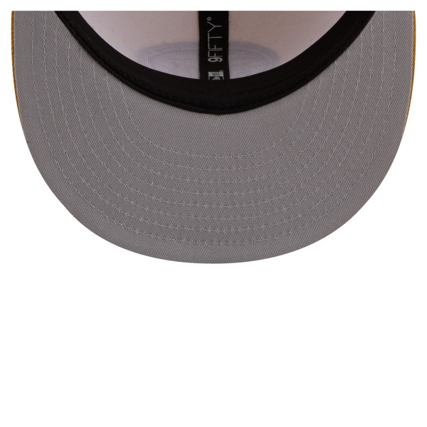 Бейсболка Detroit Pistons New Era Cream/Tan Two-Tone Color Pack 9FIFTY Snapback