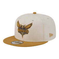 Бейсболка Charlotte Hornets New Era Cream/Tan Two-Tone Color Pack 9FIFTY
