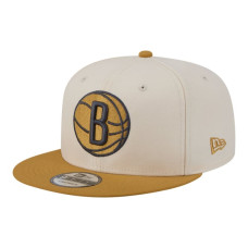 Бейсболка Brooklyn Nets New Era Cream/Tan Two-Tone Color Pack 9FIFTY