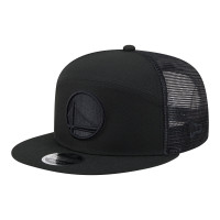 Бейсболка Golden State Warriors New Era Black Block Split Panel 9FIFTY