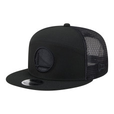 Бейсболка Golden State Warriors New Era Black Block Split Panel 9FIFTY