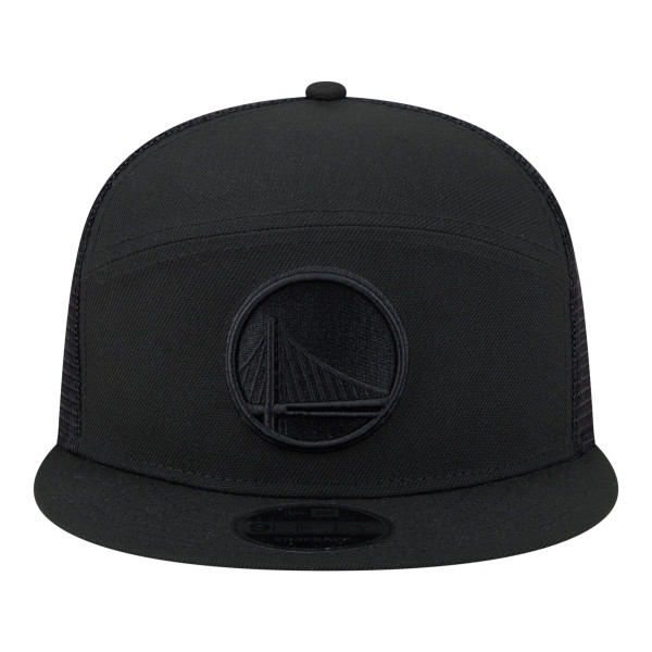 Бейсболка Golden State Warriors New Era Black Block Split Panel 9FIFTY