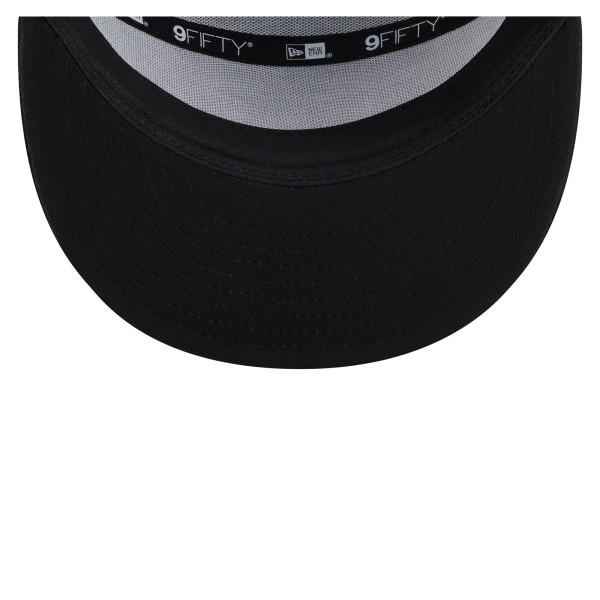 Бейсболка Golden State Warriors New Era Black Block Split Panel 9FIFTY