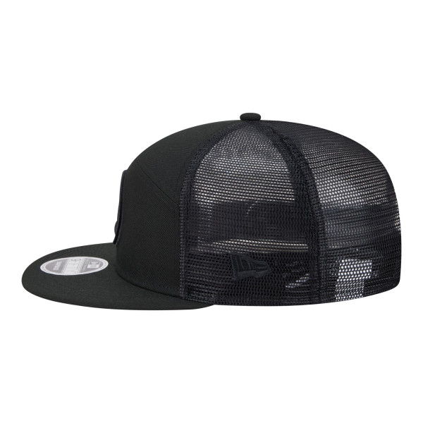 Бейсболка Golden State Warriors New Era Black Block Split Panel 9FIFTY