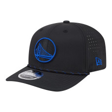 Бейсболка Golden State Warriors New Era Black Sport Rope Vented Stretch-Snap 9SEVENTY