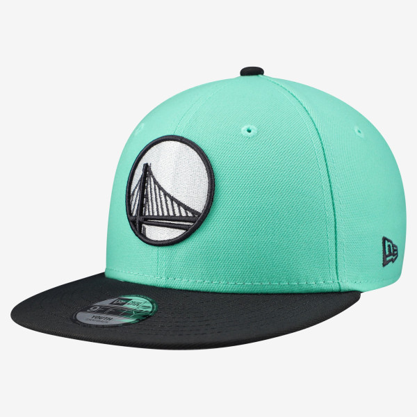 Детская бейсболка Golden State Warriors New Era Turquoise/Charcoal 9FIFTY