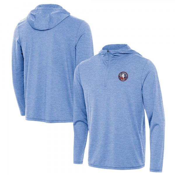 Antigua Heather Powder Blue 2026 NBA All-Star Game Tidy Quarter-Zip Hoodie