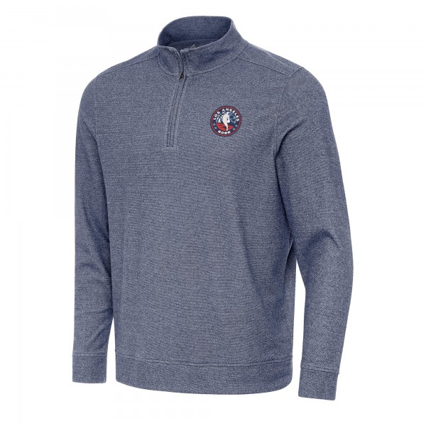 Antigua Heather Navy 2026 NBA All-Star Game Subtle Quarter-Zip Pullover