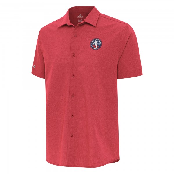 Antigua Red 2026 NBA All-Star Game Activate Woven Button-Up Shirt