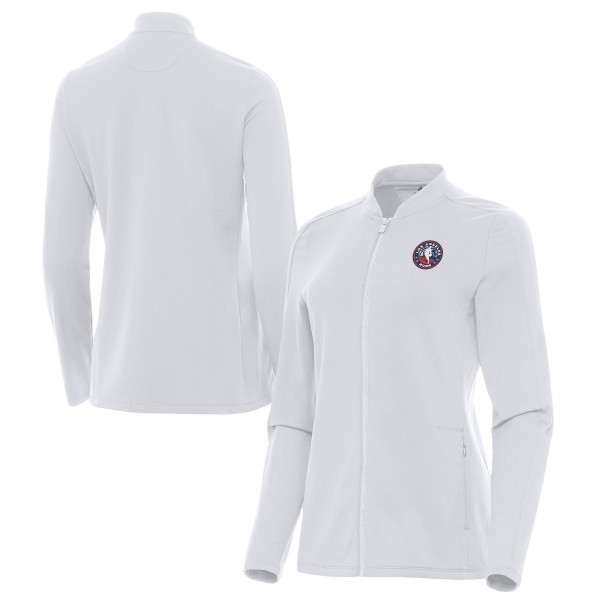 Женская Antigua White 2026 NBA All-Star Game Continual Full-Zip Jacket