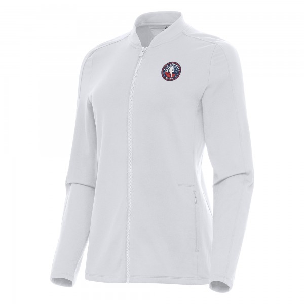 Женская Antigua White 2026 NBA All-Star Game Continual Full-Zip Jacket