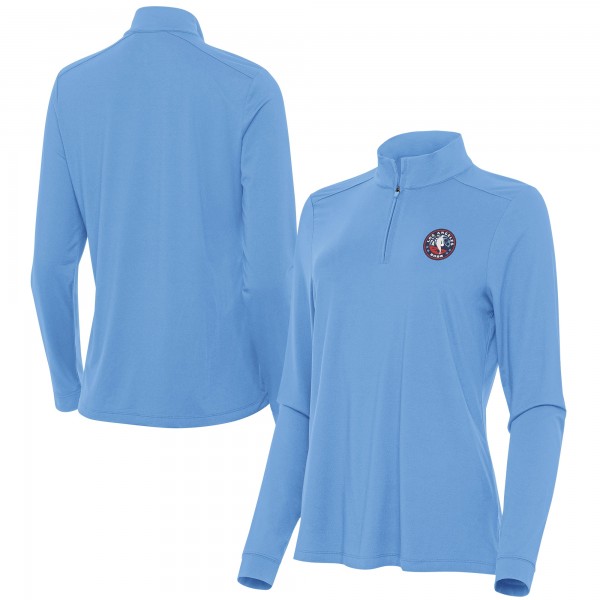Женская Antigua Powder Blue 2026 NBA All-Star Game Intent Quarter-Zip Pullover