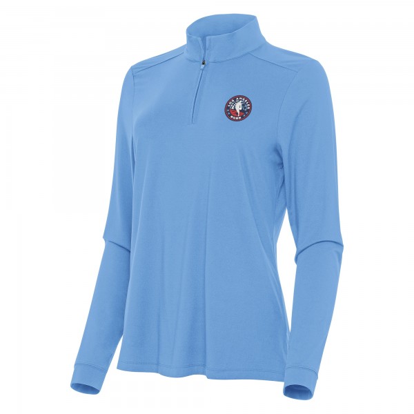 Женская Antigua Powder Blue 2026 NBA All-Star Game Intent Quarter-Zip Pullover