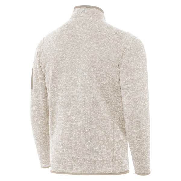 Кофта на короткой молнии Orlando Magic Antigua Oatmeal New Logo Fortune