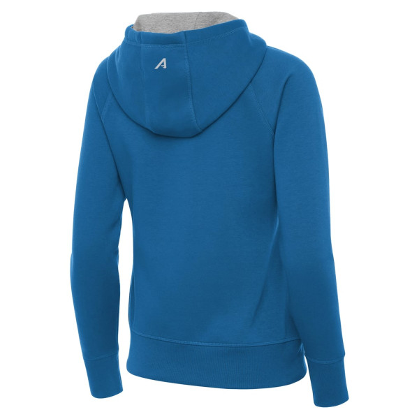 Женская свитшот Orlando Magic Antigua Blue New Logo Victory Full-Zip Hooded