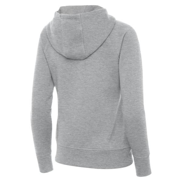 Женская свитшот Orlando Magic Antigua Heather Gray New Logo Victory Full-Zip Hooded