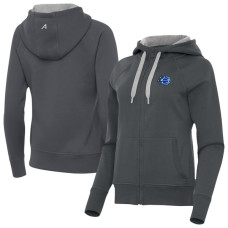 Женская свитшот Orlando Magic Antigua Charcoal New Logo Victory Full-Zip Hooded