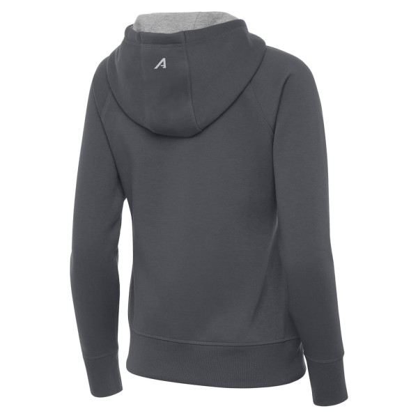 Женская свитшот Orlando Magic Antigua Charcoal New Logo Victory Full-Zip Hooded