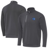 Orlando Magic Antigua Pewter New Logo Generation Quarter-Zip Pullover Top