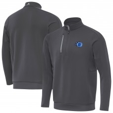 Orlando Magic Antigua Pewter New Logo Generation Quarter-Zip Pullover Top