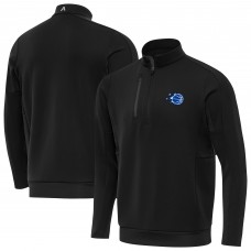 Orlando Magic Antigua Black New Logo Generation Quarter-Zip Pullover Top