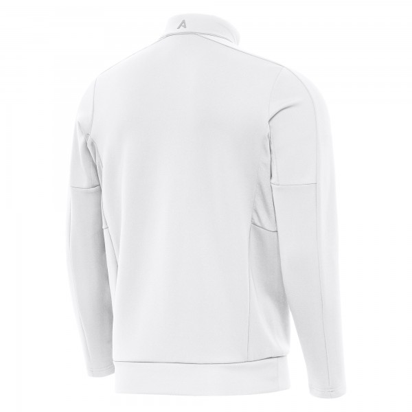 Orlando Magic Antigua White New Logo Generation Quarter-Zip Pullover Top