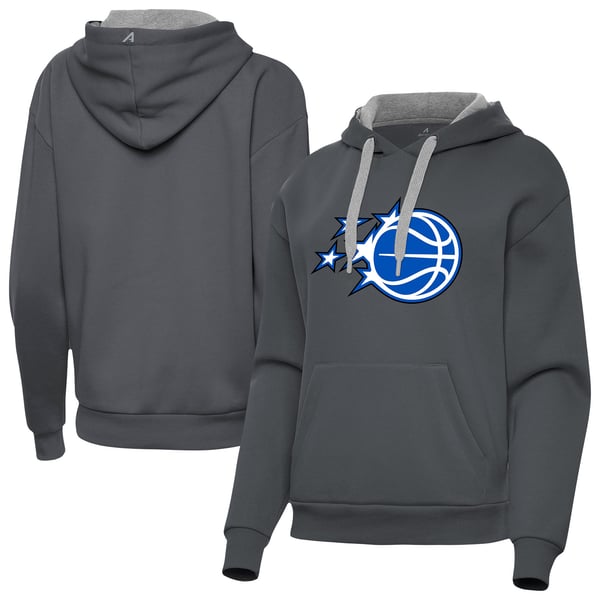 Женская толстовка Orlando Magic Antigua Charcoal New Logo Victory