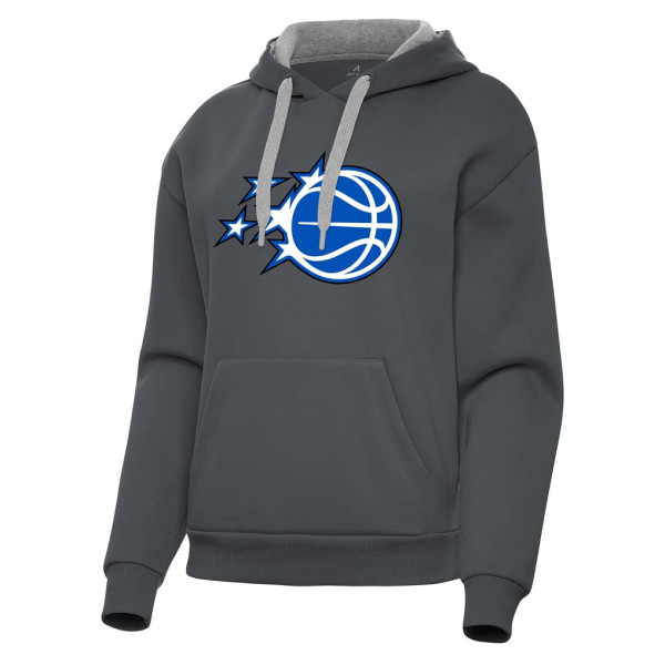 Женская толстовка Orlando Magic Antigua Charcoal New Logo Victory