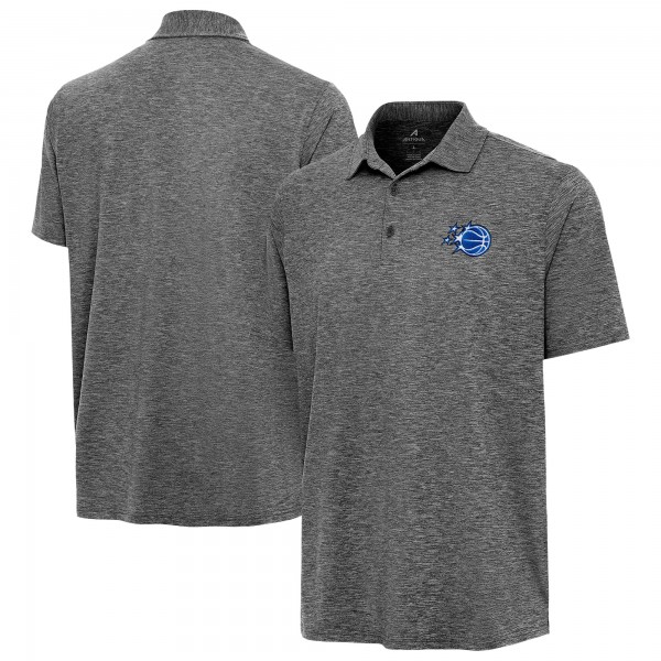 Поло Orlando Magic Antigua Heather Black New Logo Par 3