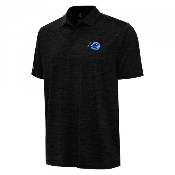 Поло Orlando Magic Antigua Heather Black New Logo Layout