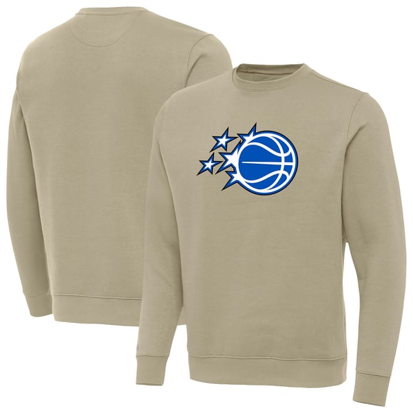 Свитшот Orlando Magic Antigua Khaki New Logo Victory Pullover