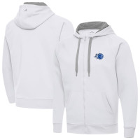 Свитшот Orlando Magic Antigua White New Logo Tall Victory Full-Zip Hooded