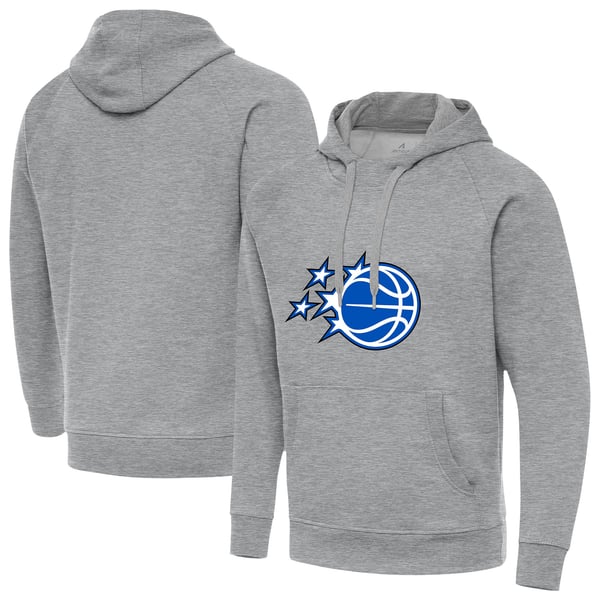 Толстовка Orlando Magic Antigua Heather Gray New Logo Tall Victory