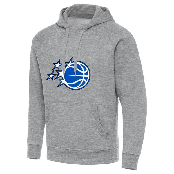 Толстовка Orlando Magic Antigua Heather Gray New Logo Tall Victory