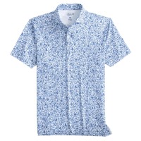 Los Angeles Dodgers johnnie-O White All Over Print Performance Polo