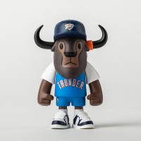 Oklahoma City Thunder New Era Mini Buffalo Figure