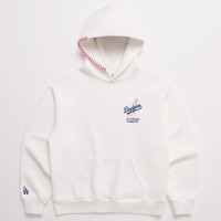Толстовка Unisex Los Angeles Dodgers Madhappy x MLB White Heavyweight Fleece