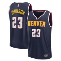 Игровая джерси Denver Nuggets Cameron Johnson Fanatics Navy Fast Break Replica - Icon Edition