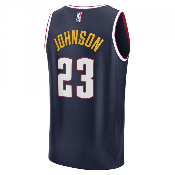 Игровая джерси Denver Nuggets Cameron Johnson Fanatics Navy Fast Break Replica - Icon Edition
