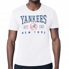 New York Yankees Starter White Distressed Logo T-Shirt