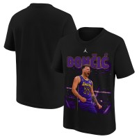 Футболка Подростковая Los Angeles Lakers Luka Dončić Jordan Brand Black New Faces x New Places