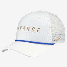 Бейсболка France National Team Nike Rise Rope Trucker A-Frame - White