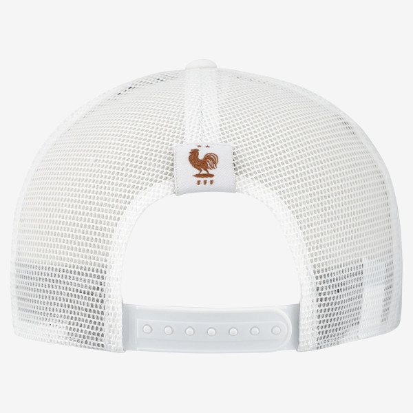 Бейсболка France National Team Nike Rise Rope Trucker A-Frame - White