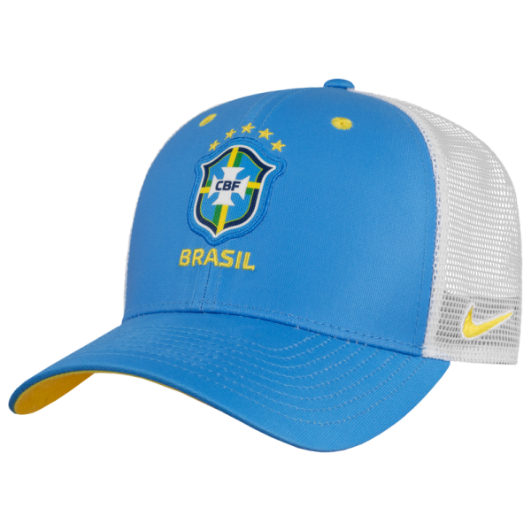 Бейсболка Brazil National Team Nike Rise Trucker - Blue