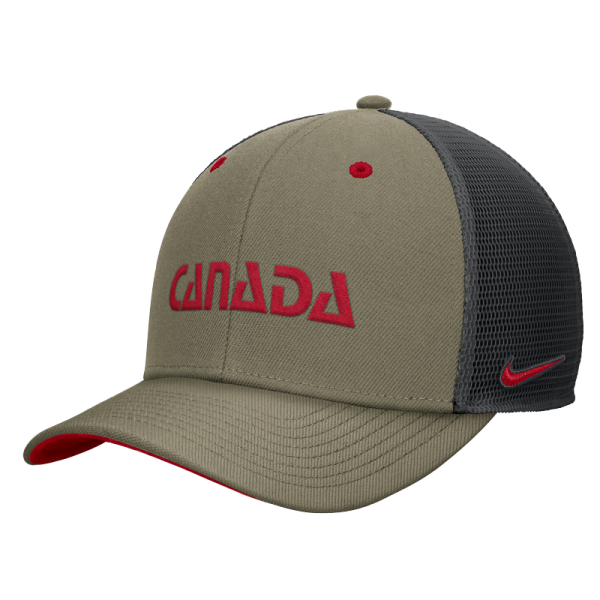 Бейсболка Canada Soccer Nike Rise Trucker - Olive