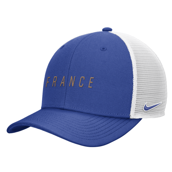 Бейсболка France National Team Nike Rise Trucker - Royal